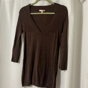 Brown sweater